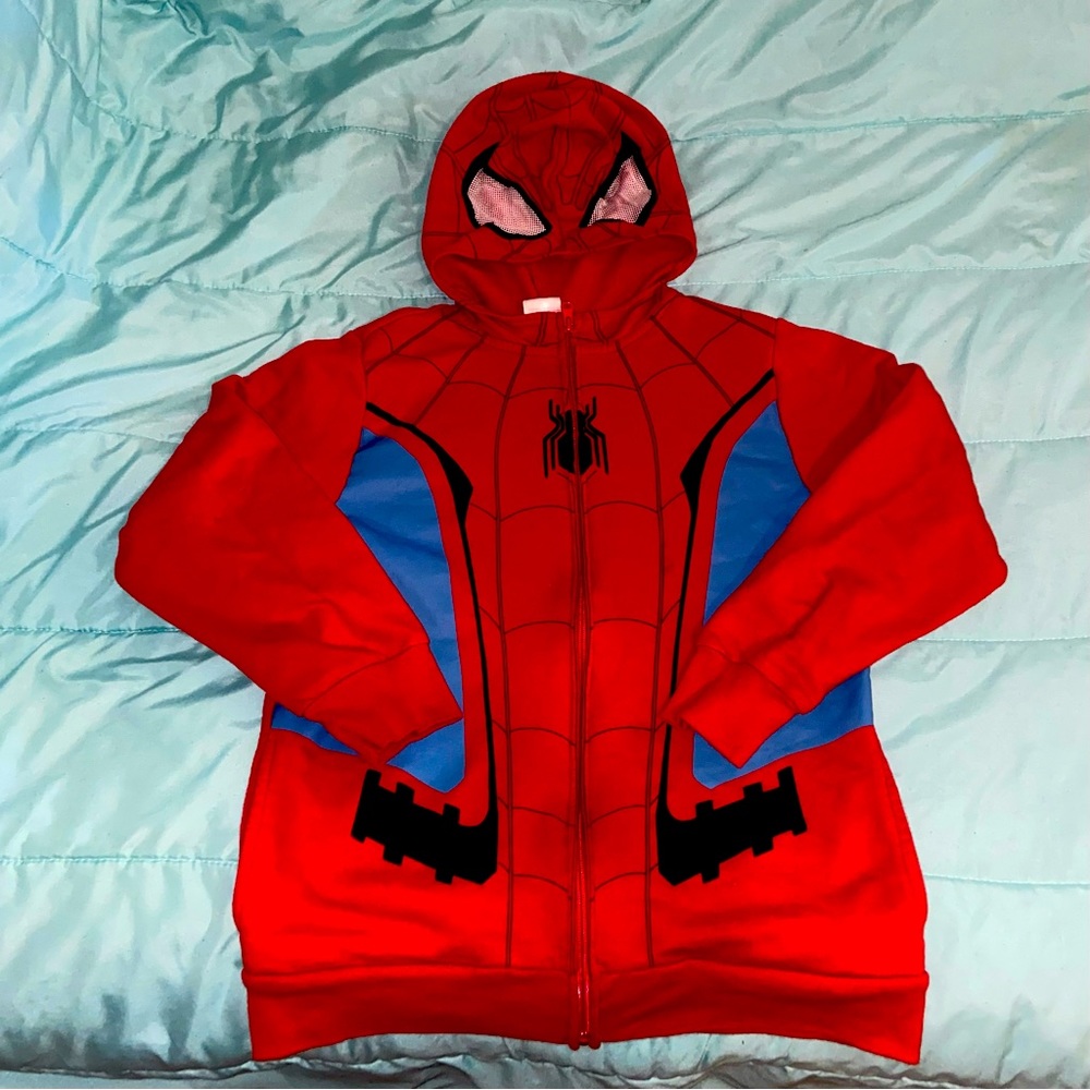 Boys Spiderman Zip up Hoodie
